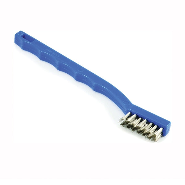 Forney 70488 Scratch Brush, 0.006 in L Trim, Stainless Steel Bristle