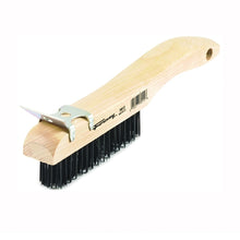Load image into Gallery viewer, Forney 70512 Scratch Brush with Scraper, 0.014 in L Trim, Carbon Steel Bristle
