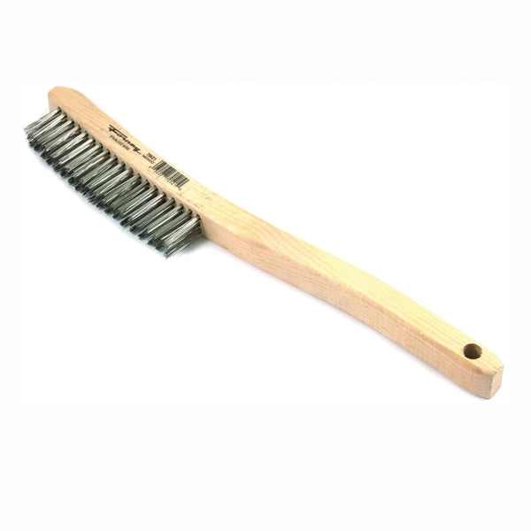 Forney 70521 Scratch Brush, 0.014 in L Trim, Stainless Steel Bristle