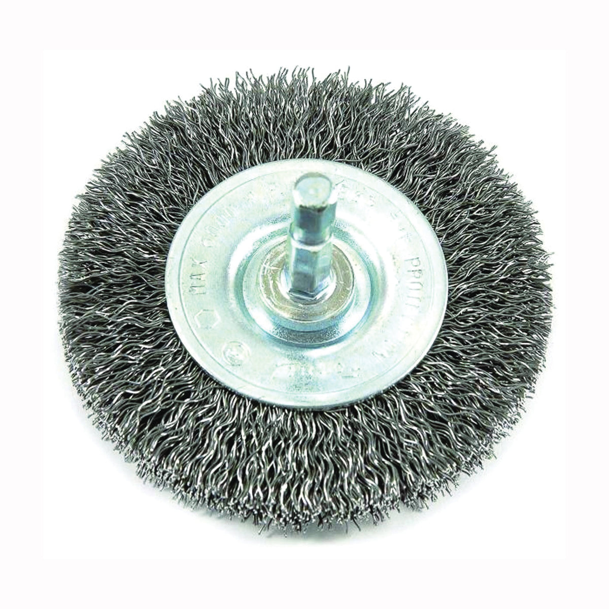 Forney 72733 Wire Wheel Brush, 2-1/2 in Dia, 0.012 in Dia Bristle