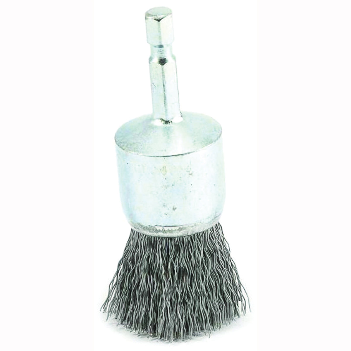 Forney 72737 Wire End Brush, 1 in Dia, 0.012 in Dia Bristle, Steel Bristle