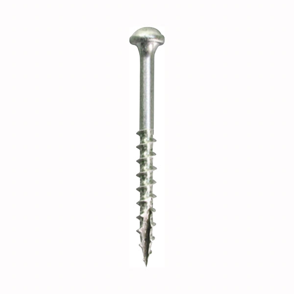 Kreg SML-C125 - 500 Pocket-Hole Screw, #8 Thread, 1-1/4 in L, Coarse Thread, Maxi-Loc Head, Square Drive, Carbon Steel