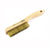 Forney 70519 Scratch Brush, 0.012 in L Trim, Brass Bristle