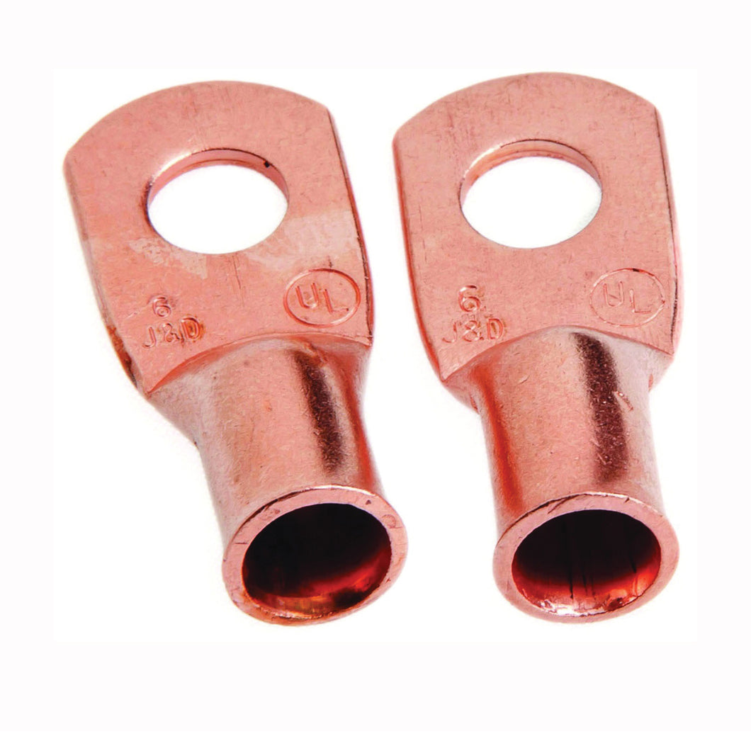 Forney 60091 Cable Lug, #6 Wire, Copper