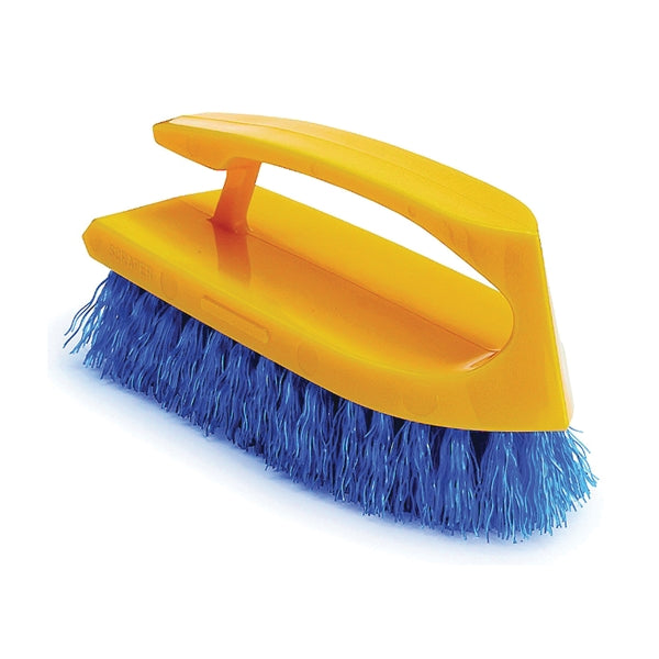 Rubbermaid FG648200COBLT Scrubber Brush, 1 in L Trim, 6 in OAL