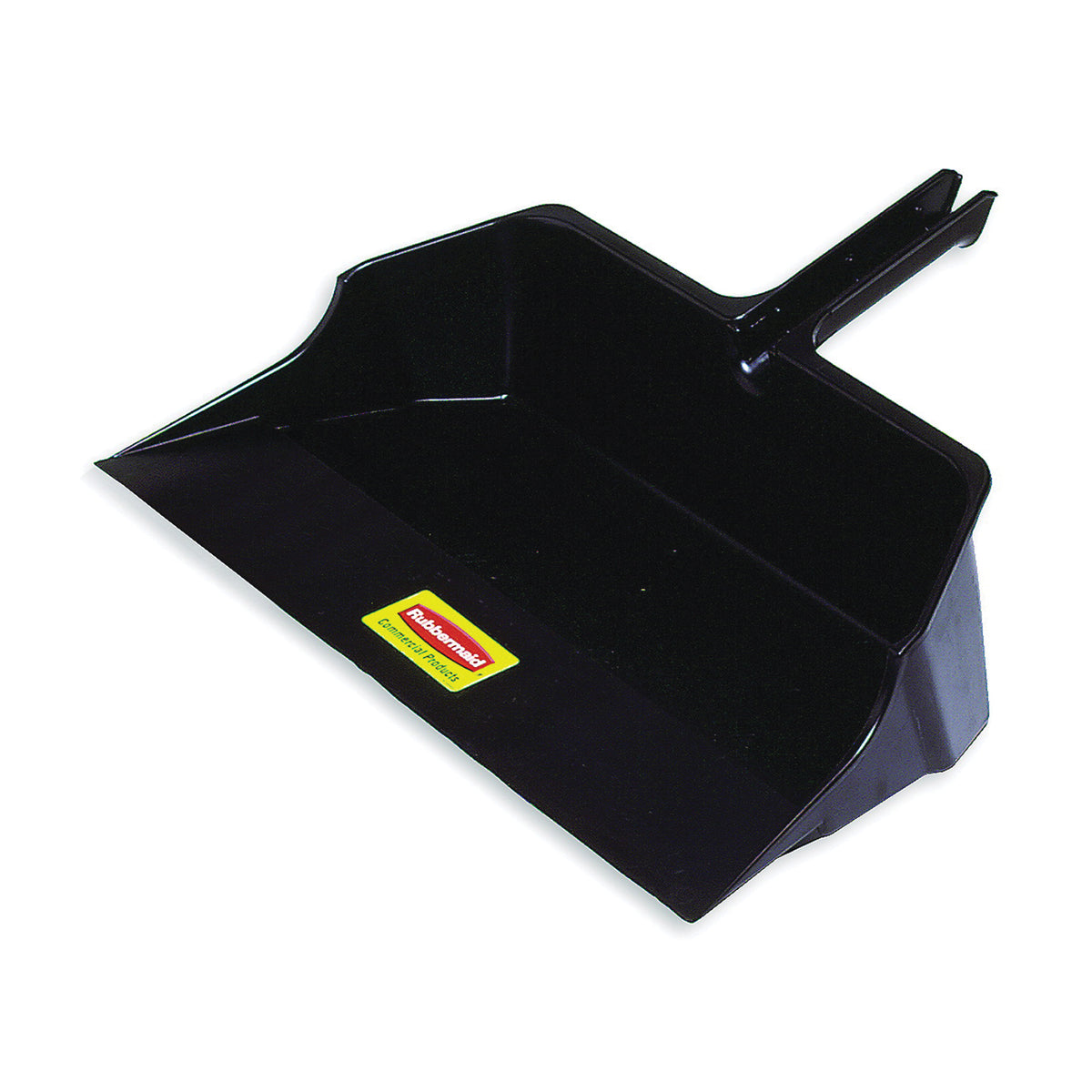 Rubbermaid FG9B6000BLA Dustpan, 22 in L, 18 in W, Plastic, Black