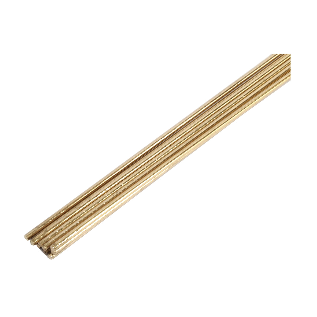 Forney 47300 Gas Brazing Rod, 1/8 in Dia, 18 in L, Brass