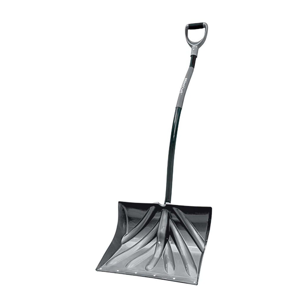 Vulcan 34630 Snow Shovel with Sleeve, Poly Blade, Steel Handle