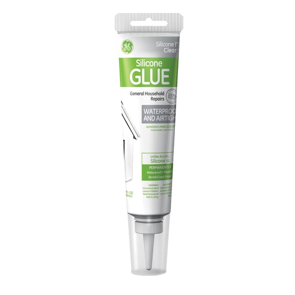 GE GE361A Glue and Sealant, Clear, 2.8 oz Tube