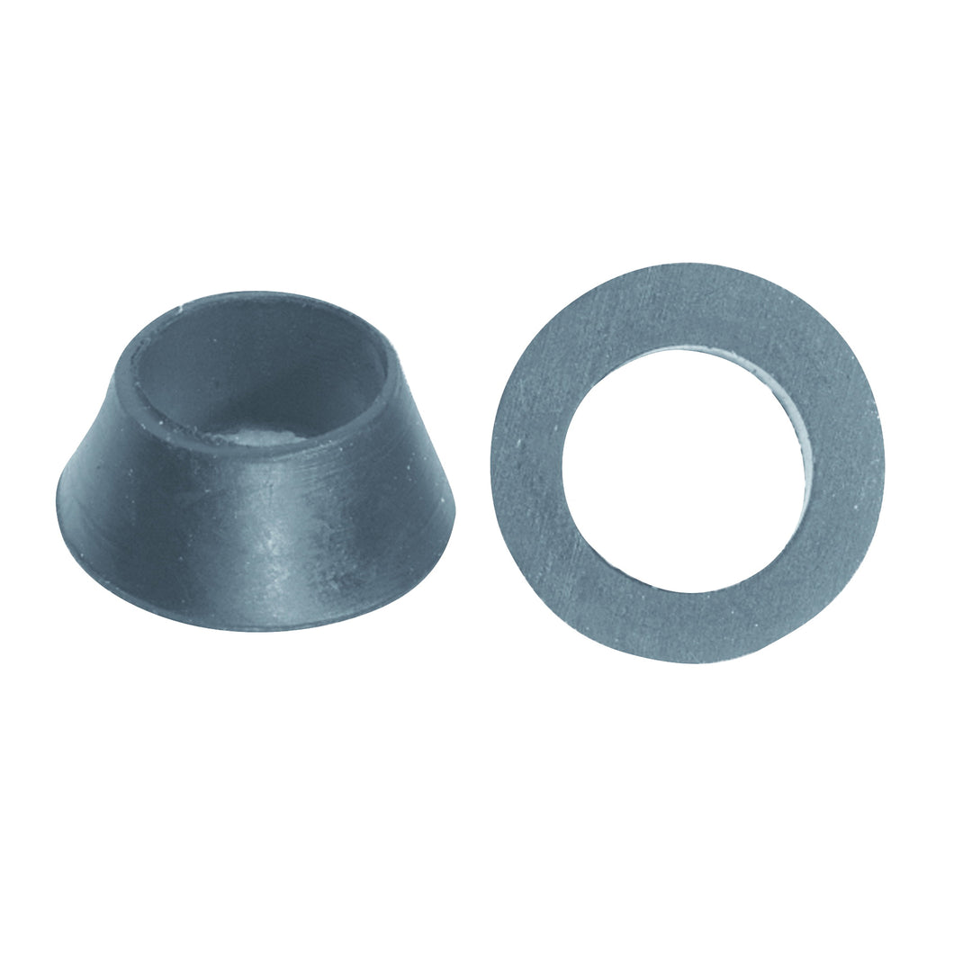 Danco 38807B Faucet Washer, 1/2 in ID x 7/8 in OD Dia, 3/8 in Thick, Rubber, For: 1/2 in OD Tubing into Ballcock