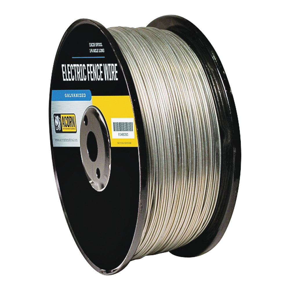 Acorn International EFW1414 Electric Fence Wire, 14 ga Wire, Metal Conductor, 1/4 mile L