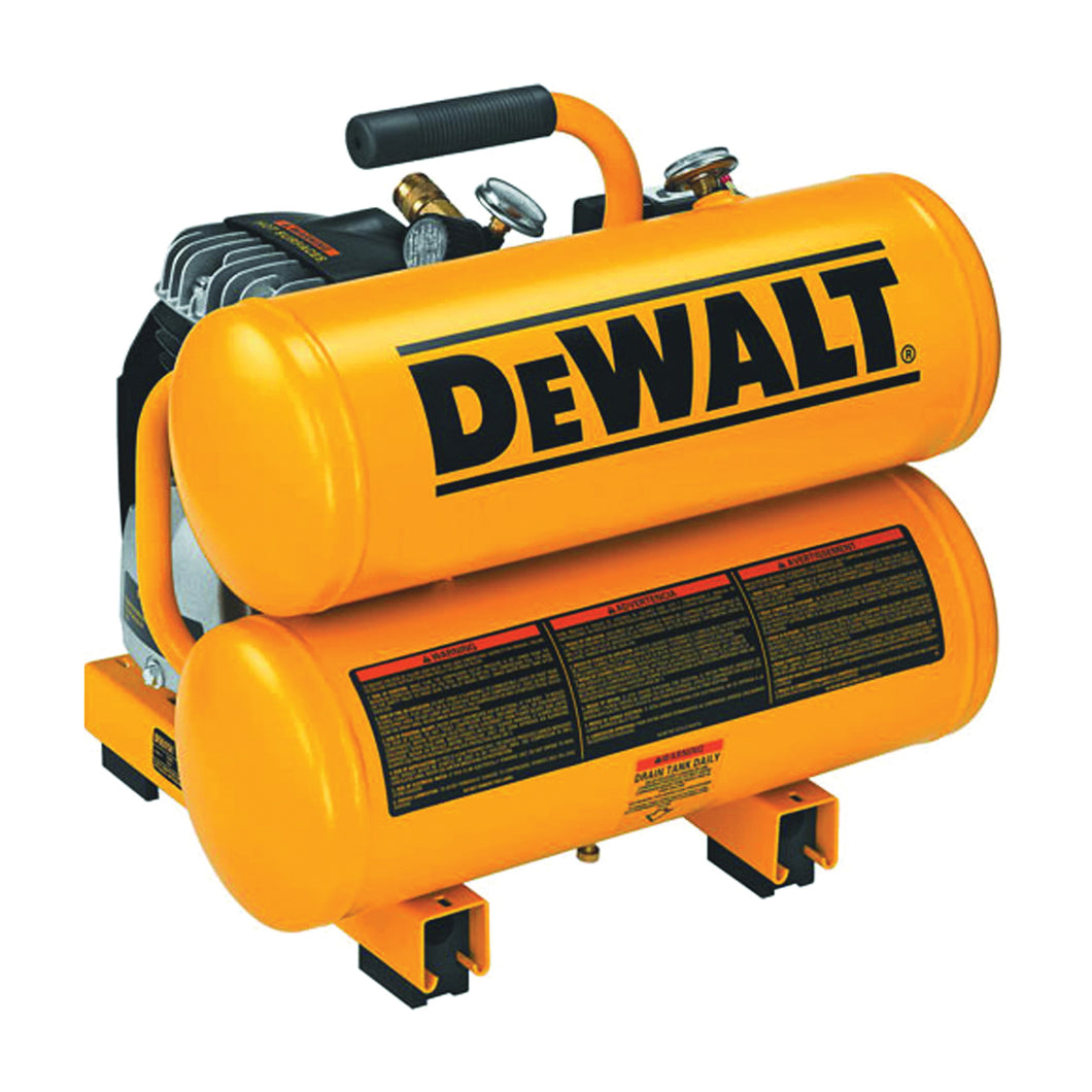 DeWALT D55151 Corded 1.1HP Continuous 4 Gallon Electric Hand Carry Compressor