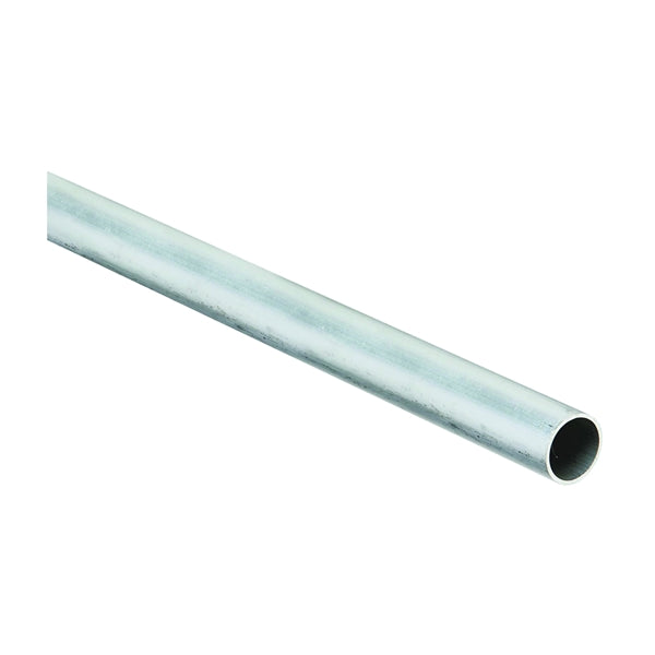 Stanley Hardware 4206BC Series N258-483 Tube, 0.92 in ID x 1.04 in OD Dia, 96 in L, Aluminum, Mill