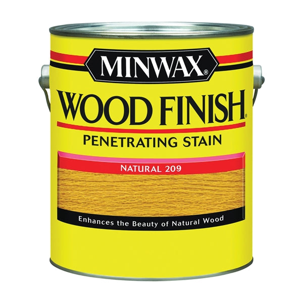 Minwax Wood Finish 71000000 Wood Stain, Natural, Liquid, 1 gal, Can