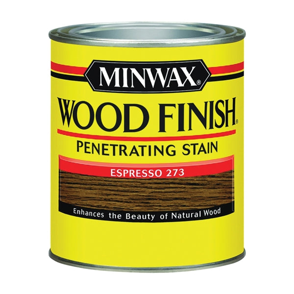 Minwax Wood Finish 700504444 Wood Stain, Espresso, Liquid, 1 qt, Can