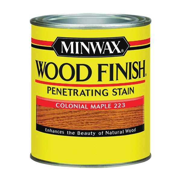 Minwax Wood Finish 70005444 Wood Stain, Colonial Maple, Liquid, 1 qt, Can