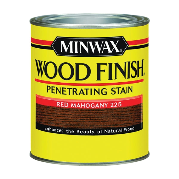 Minwax Wood Finish 70007444 Wood Stain, Red Mahogany, Liquid, 1 qt, Can