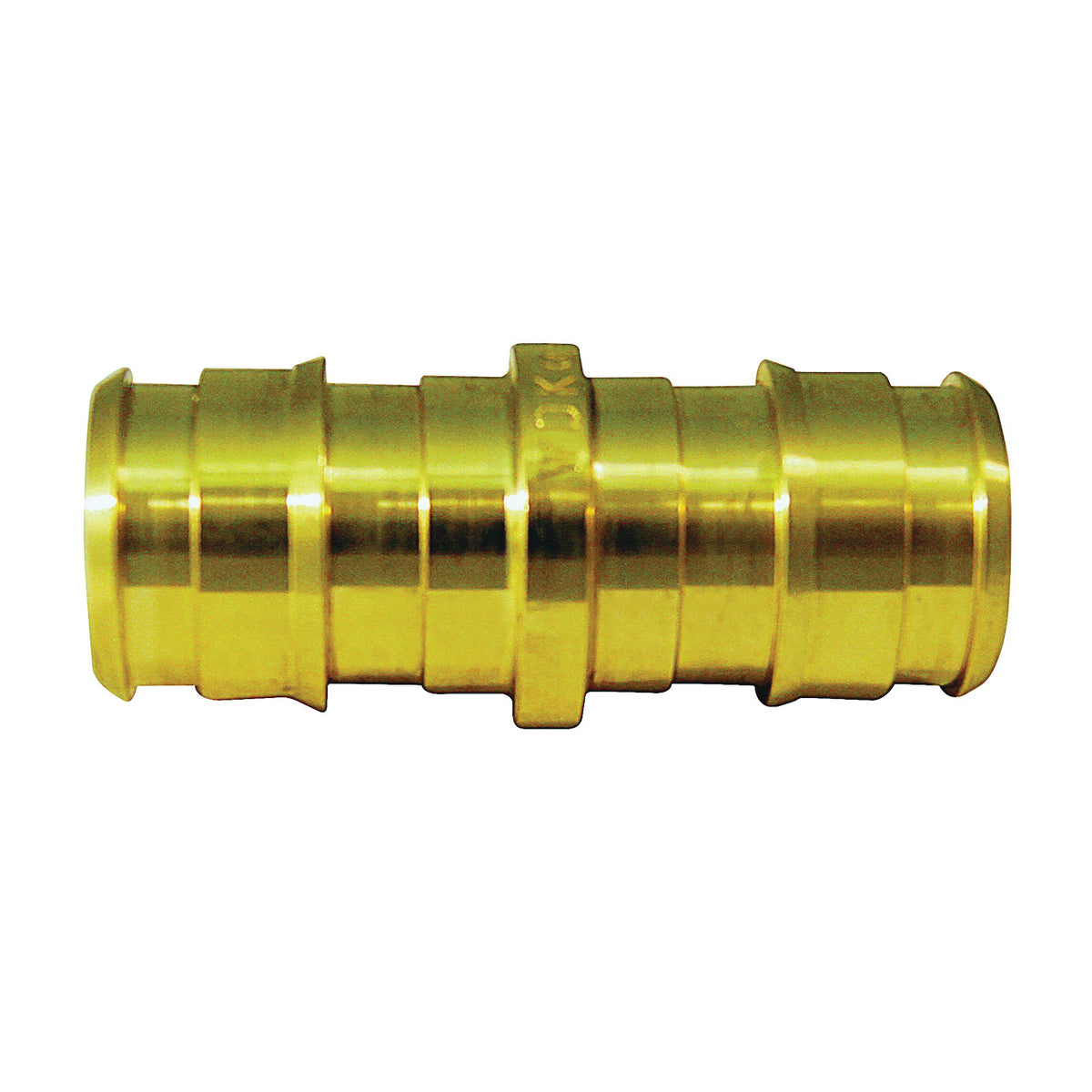 Apollo Valves ExpansionPEX Series EPXC1210PK Coupling, 1/2 in, Barb, Brass, 200 psi Pressure