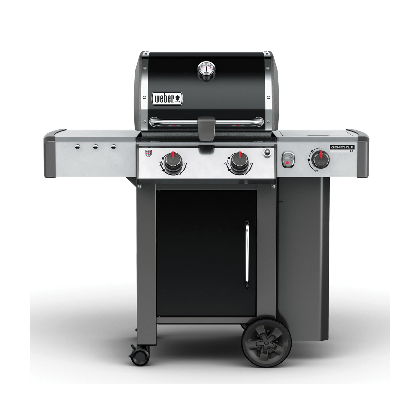 Weber Genesis II 60014001 Gas Grill, 29000 Btu/hr BTU, Liquid Propane, 2 -Burner, 380 sq-in Primary Cooking Surface