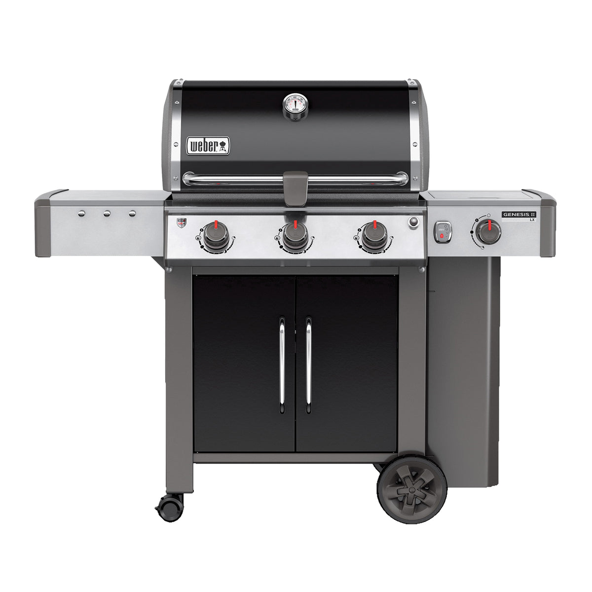 Weber 61014001 Gas Grill, 43500 Btu BTU, LP, 3 -Burner, 513 sq-in Primary Cooking Surface, Stainless Steel Body