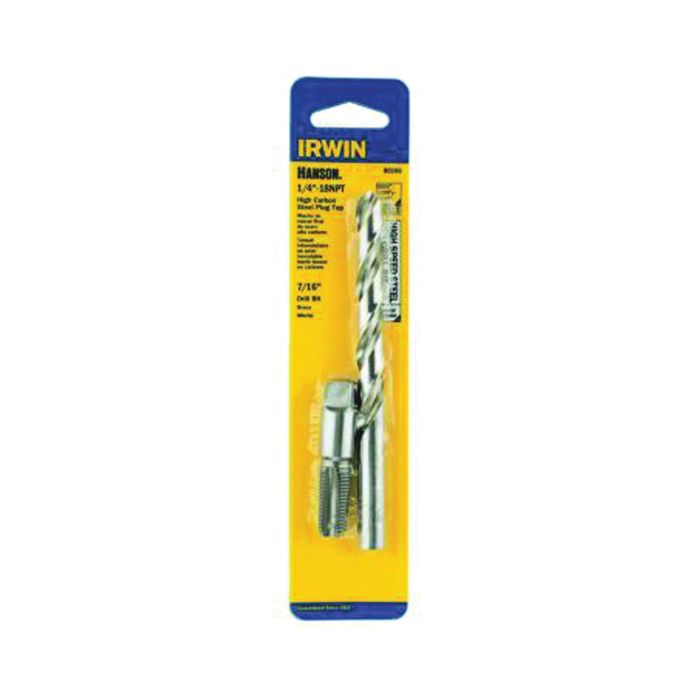 IRWIN 80260 Tap and Drill Bit Set, HCS/HSS