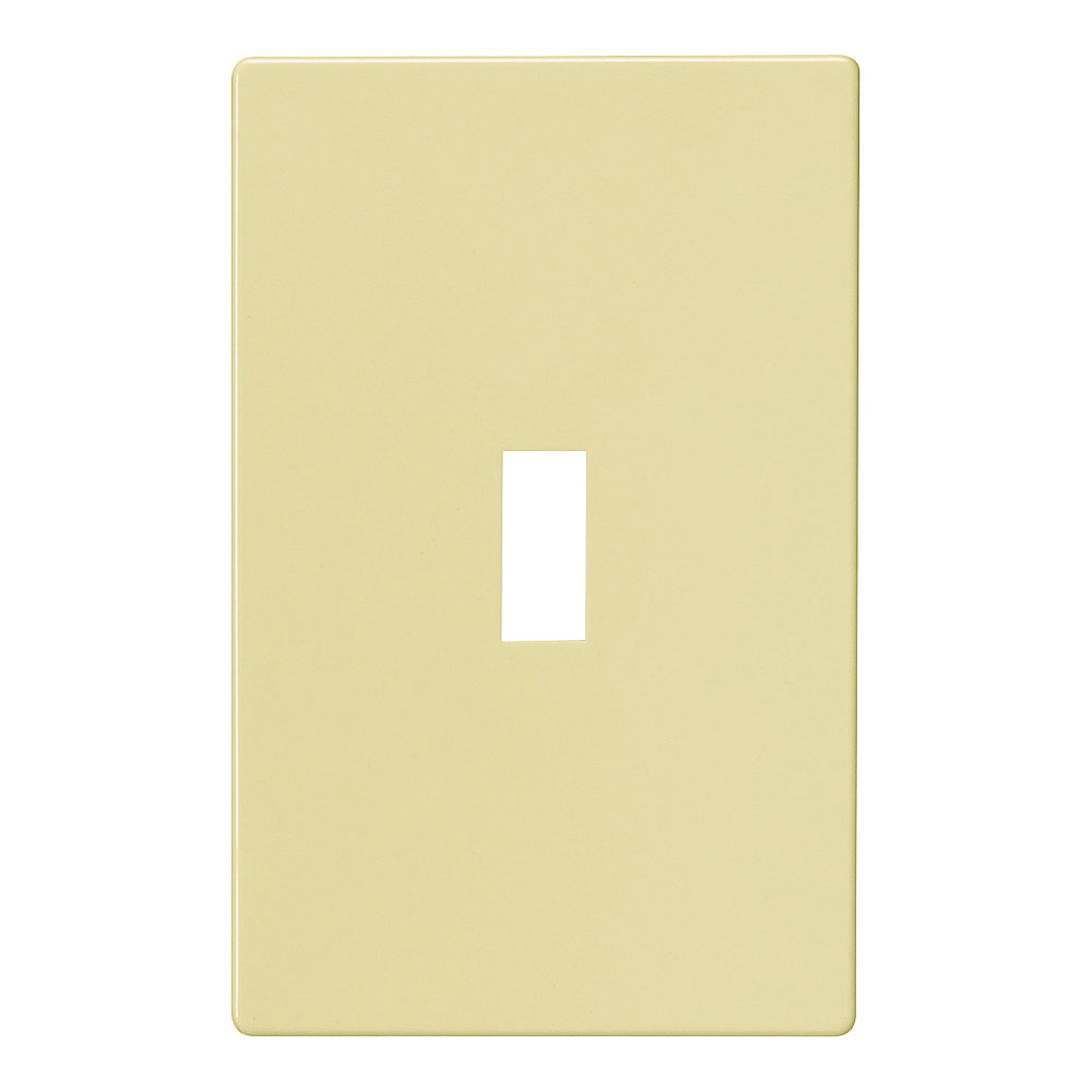 Eaton Wiring Devices PJS1V Wallplate, 4-7/8 in L, 3.12 in W, 1 -Gang, Polycarbonate, Ivory, High-Gloss