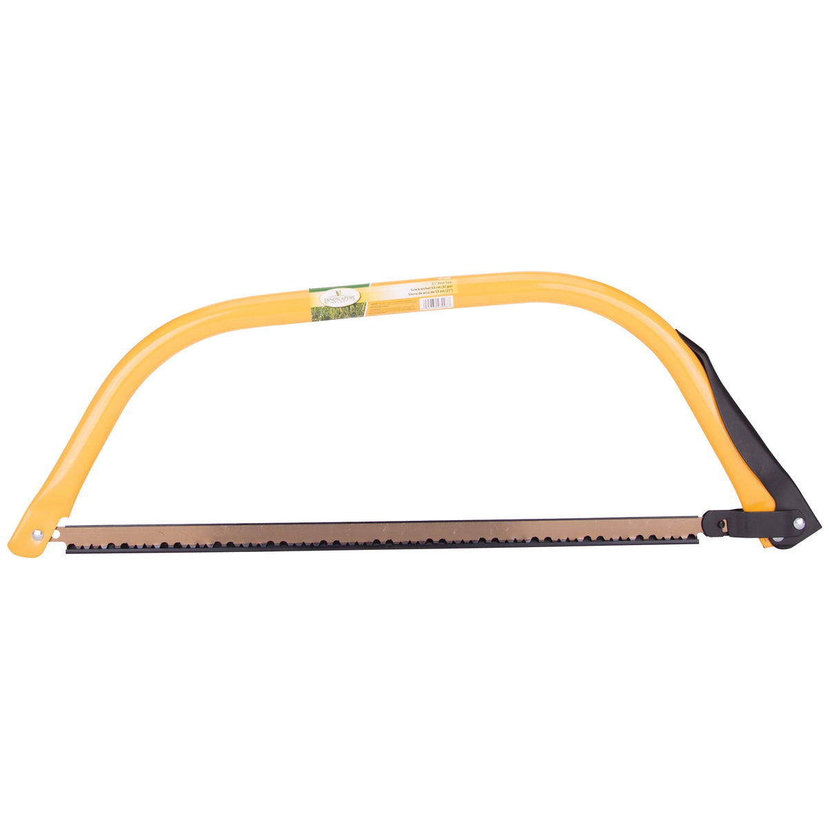 Landscapers Select BW41-480 Bow Saw, 21 in L Blade, Carbon Steel Blade, Steel Handle, Oval Tube Handle