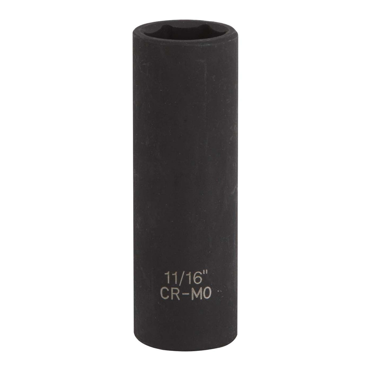 Vulcan Deep Impact Socket, 11/16 in Socket, Black Phosphate