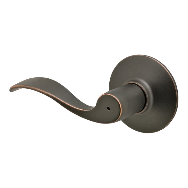 Schlage Accent Series F40V ACC 716 Privacy Lever, Zinc, Aged Bronze