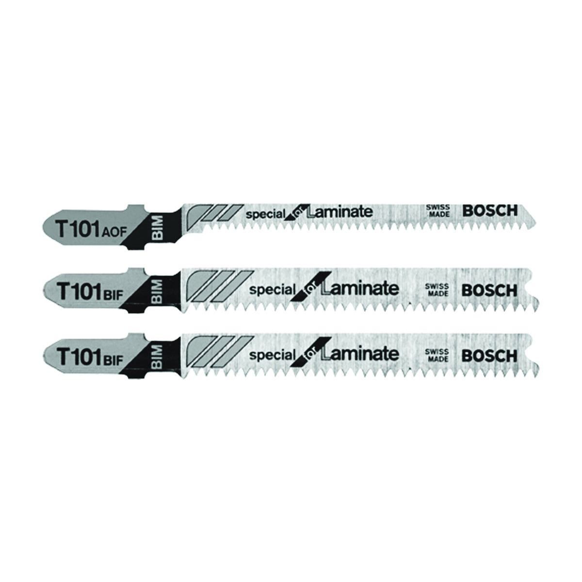 Bosch T503 Jig Saw Blade Kit, 3-Piece, Bi-Metal