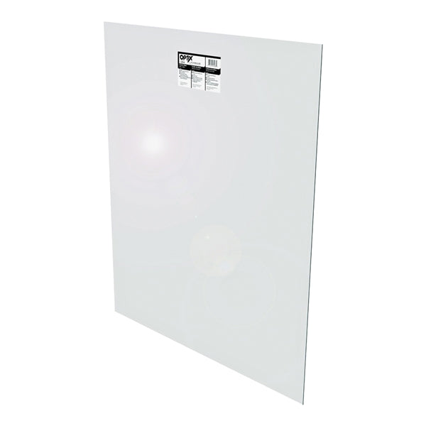 OPTIX 1AG2124A Flat Sheet, 36 in L, 30 in W, 0.22 in Thick, Clear