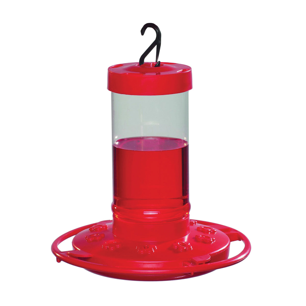 Daisy First Nature 993051-546 Bird Feeder, 16 oz, Plastic, Bright Red