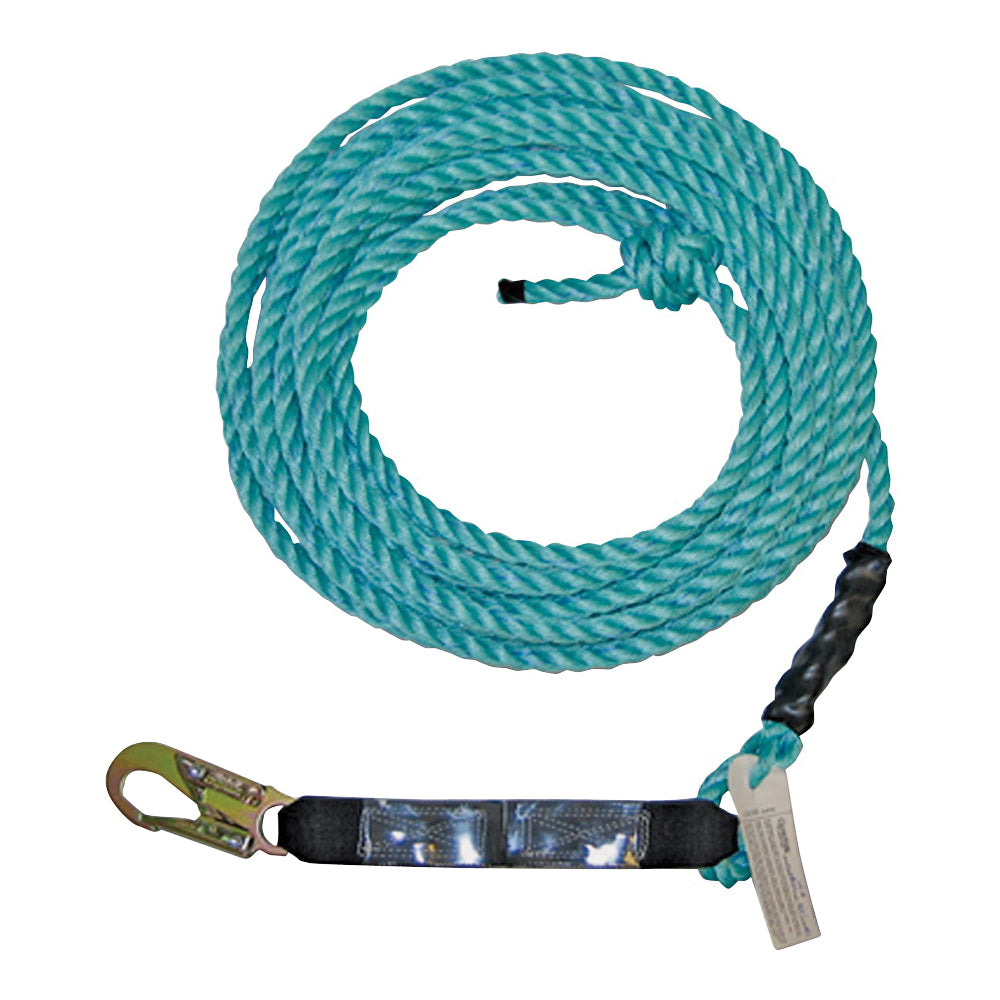 Qualcraft 01310-QC Vertical Lifeline, 25 ft L Line