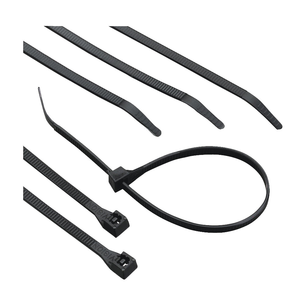 CALTERM 73270 Cable Tie, 6/6 Nylon, Black