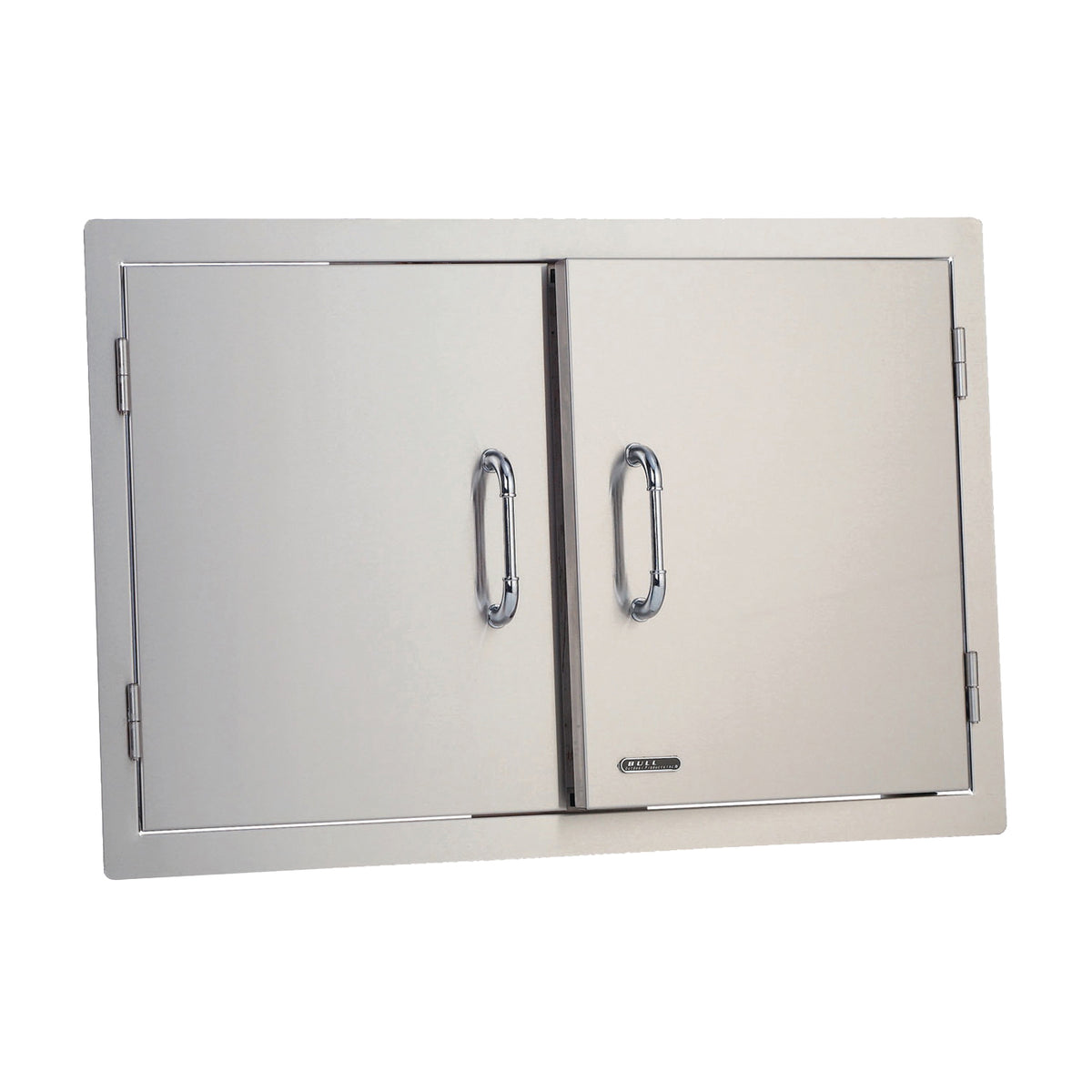 BULL 33568 Double-Walled Door, 33 in L, 22 in W, 2 in H, Stainless Steel