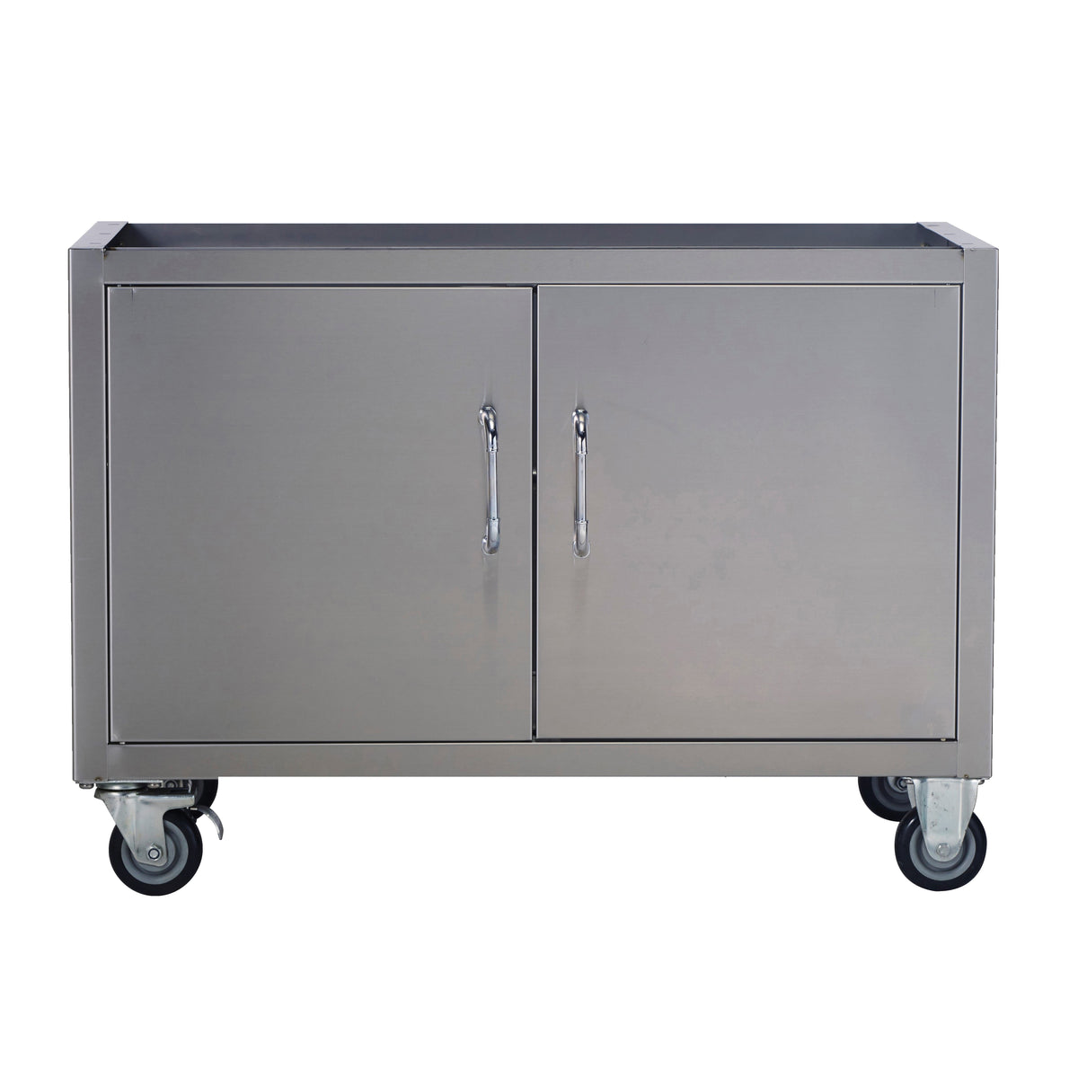 BULL 55500 Cart Bottom, 30-3/8 in OAL, 23 in OAW, 27-1/4 in OAH, Stainless Steel, Heavy-Duty Caster