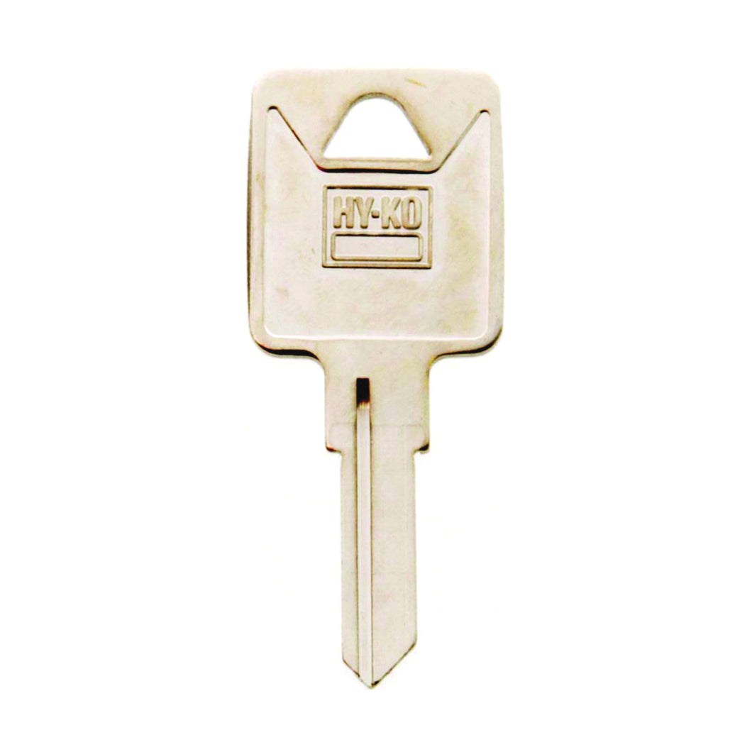 HY-KO 11010TM6 Key Blank, Brass, Nickel, For: Trimark Cabinet, House Locks and Padlocks