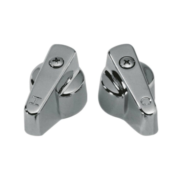 Danco 80837 Faucet Handle, Zinc, Chrome Plated, For: Universal Two Handle Faucets