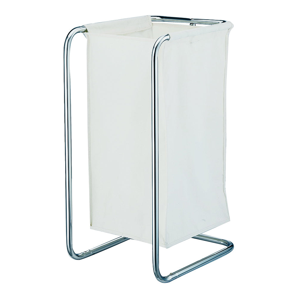 Simple Spaces BN65-CH Laundry Sorter with Bag, 22 lb Capacity, Canvas Bag, Beige, 14-1/2 in W, 28-1/2 in H