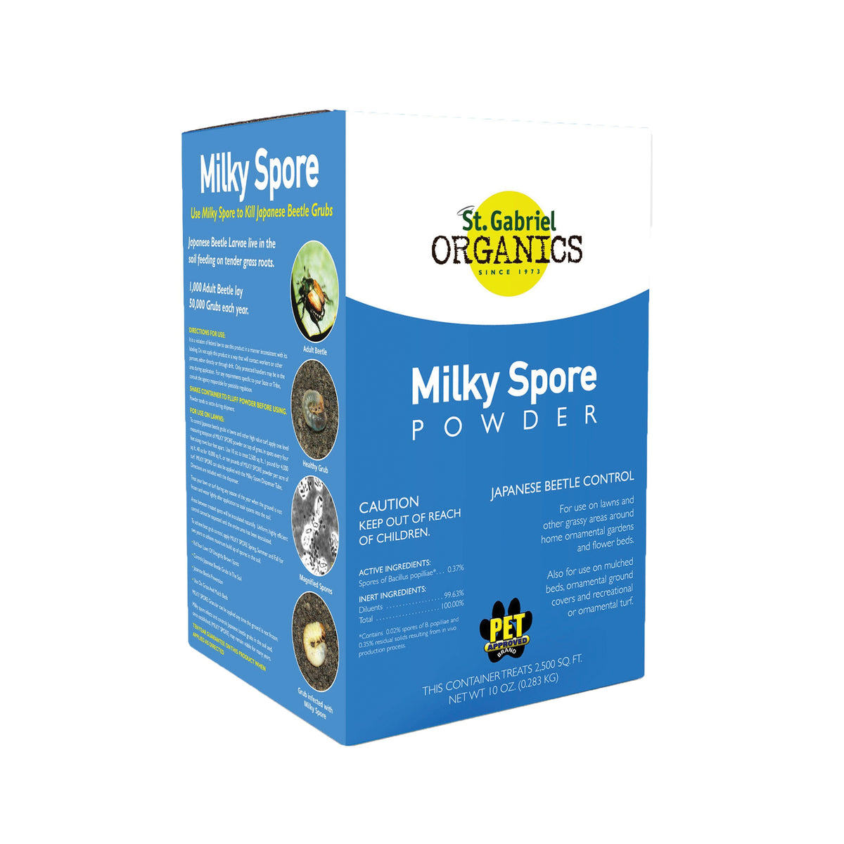 St. Gabriel ORGANICS 80010-9 Milky Spore Powder, 10 oz