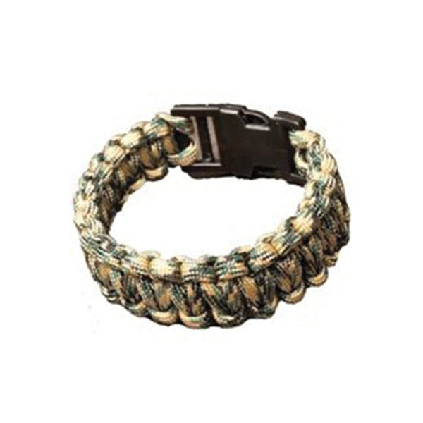 SecureLine NPCB550CM Survival Bracelet, M, 550 lb Working Load, Nylon, Camouflage