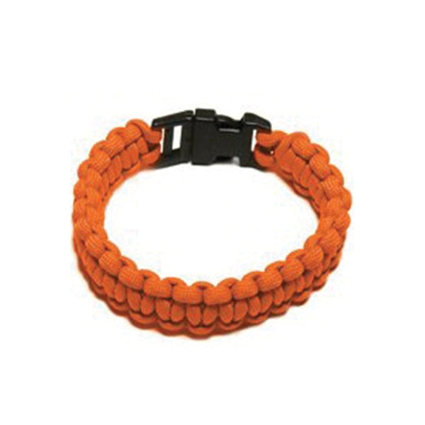 SecureLine NPCB550TM Survival Bracelet, M, 550 lb Working Load, Nylon, Orange