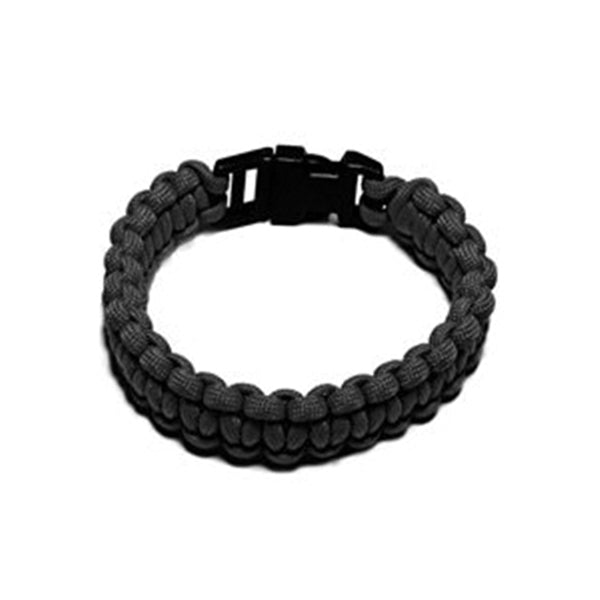 SecureLine NPCB550BKS Survival Bracelet, S, 550 lb Working Load, Nylon, Black