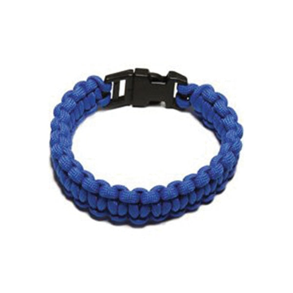 SecureLine NPCB550BLL Survival Bracelet, L, 550 lb Working Load, Nylon, Blue