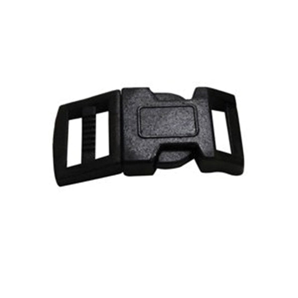 SecureLine PCBBS Paracord Bracelet Buckle, Plastic, Black