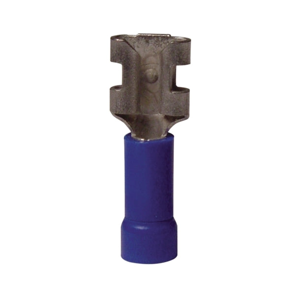 GB 20-143F Disconnect Terminal, 600 V, 16 to 14 AWG Wire, 1/4 in Stud, Vinyl Insulation, Blue