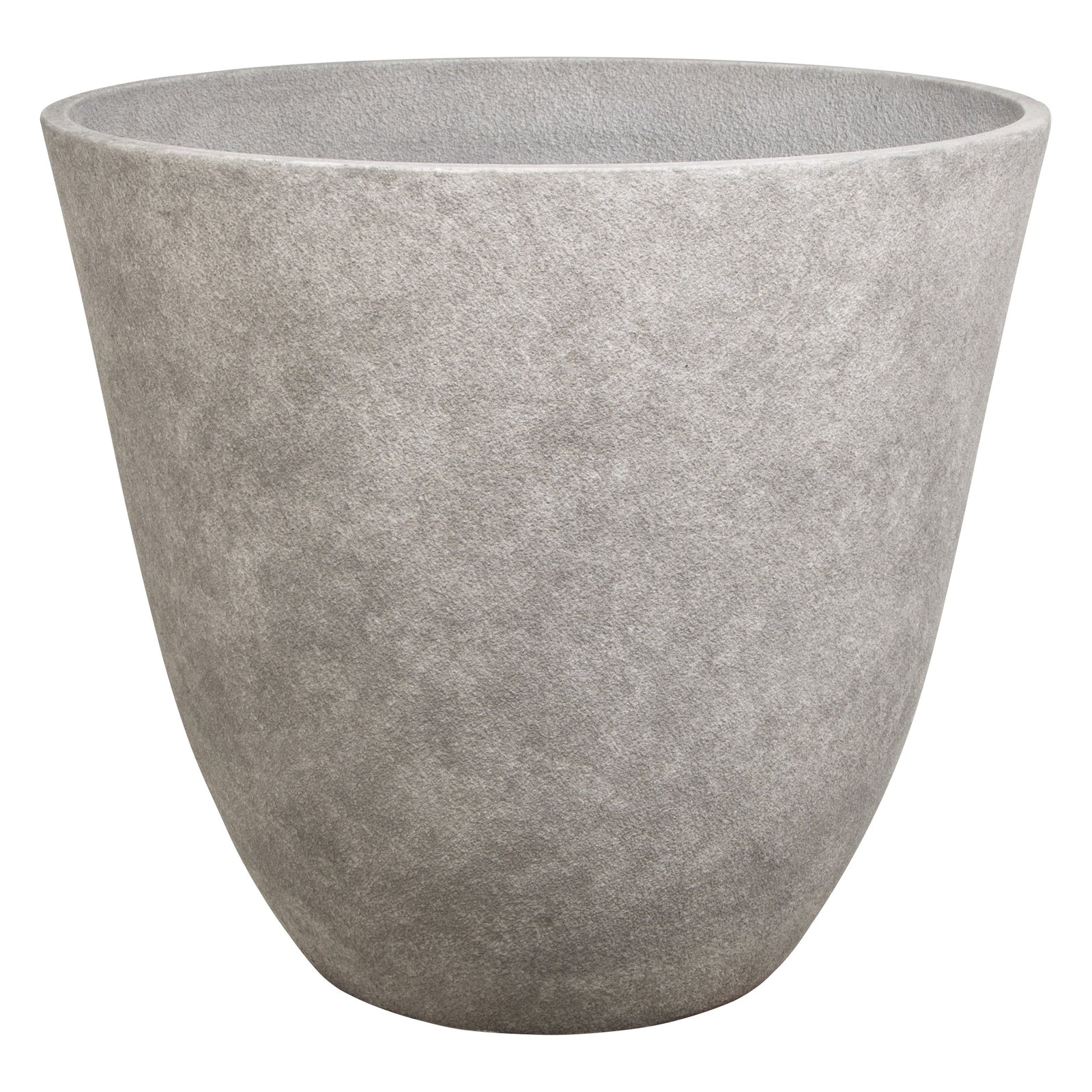 Landscapers Select Planter, 22 in Dia, Round, Resin, Monzonite