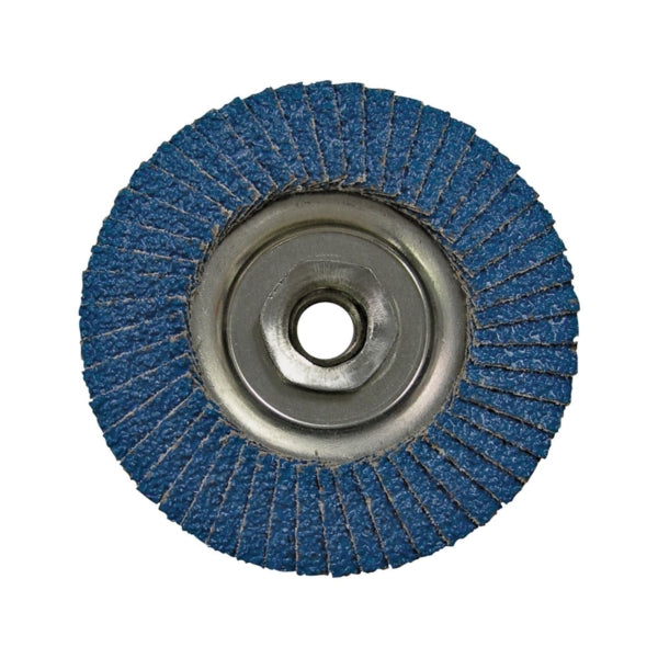 VORTEC PRO 30827 Flap Disc, 4-1/2 in Dia, 5/8-11 Arbor, Non-Woven, 36 Grit, Coarse, Zirconia Aluminum Abrasive