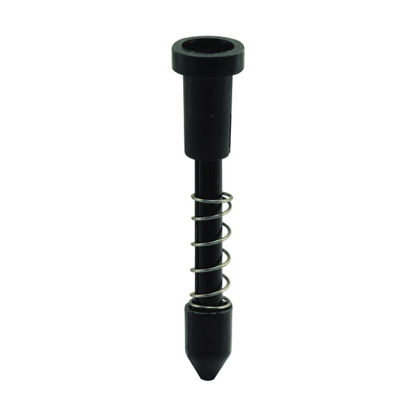 Make-2-Fit PL 14666 Screen Plunger Latch, Nylon, Black, For: 3/8 in, 7/16 in Screen Frame