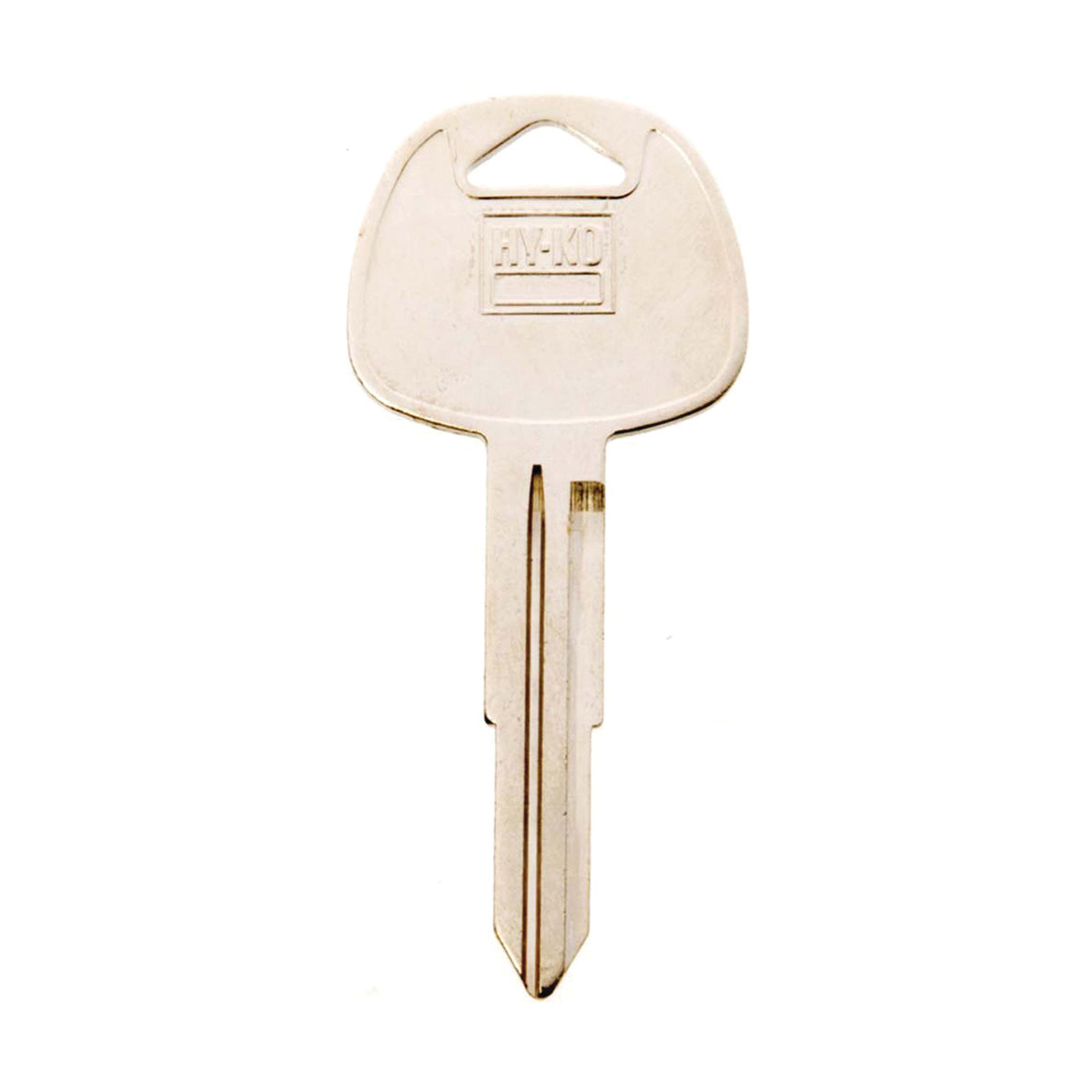 HY-KO 11010HY14 Automotive Key Blank, Brass, Nickel, For: Hyundai Vehicle Locks
